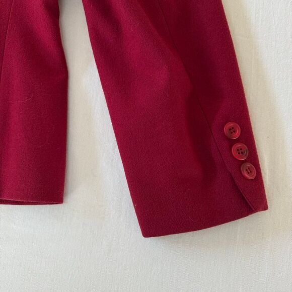 Pendleton Vintage Classic Wool Blazer | Garnet Red | One Button | Fully Lined | - Picture 15 of 15